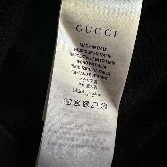 Gucci Black & Brown embroidered logo sweatshirt - Picture 4 of 8
